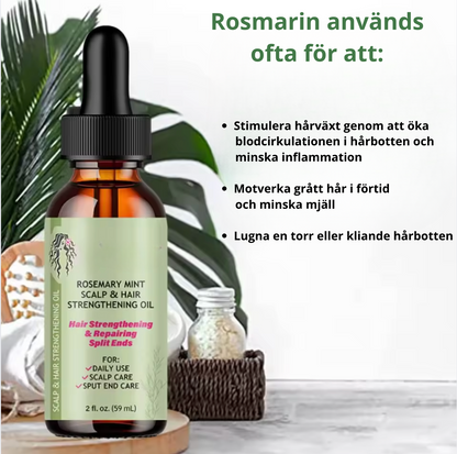 Rosmarinolja - ge ditt hår ett nytt liv / 59ml